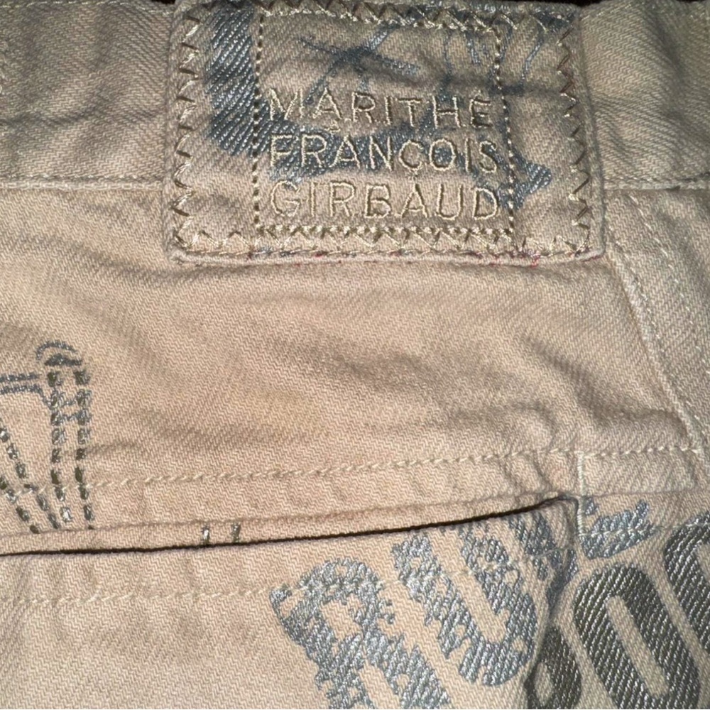 Rare Marithe Francois Girbaud printed khakis / jeans
Vintage baggy wide leg - Picture 3 of 5